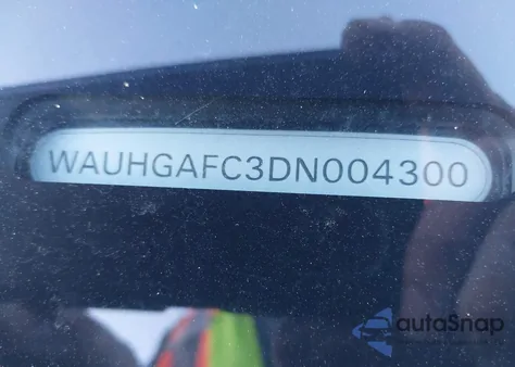 2013 Audi A6 3.0T Premium from USA, damaged, VIN WAUHGAFC3DN004300